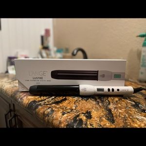 FREE SHIPPING New 32mm LANGE Lustré Tourmaline digital hair wand in color white